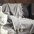Prehoz zo 100 % bavlny TRENDY DARK GREY 170x230cm.